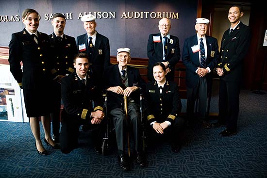 Cadets with Doolittle Raiders