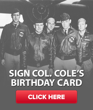 Sign Col. Cole's Card!